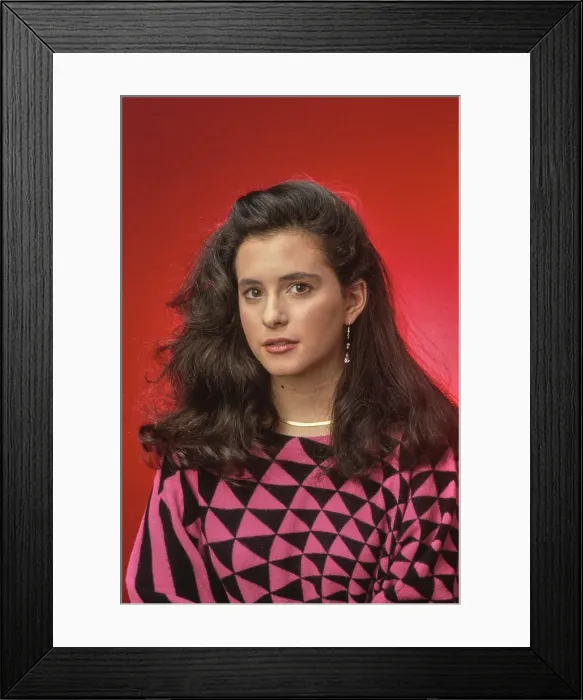 Framed Print : Eighties Hairstyle Framed Print : Eighties Hairstyle