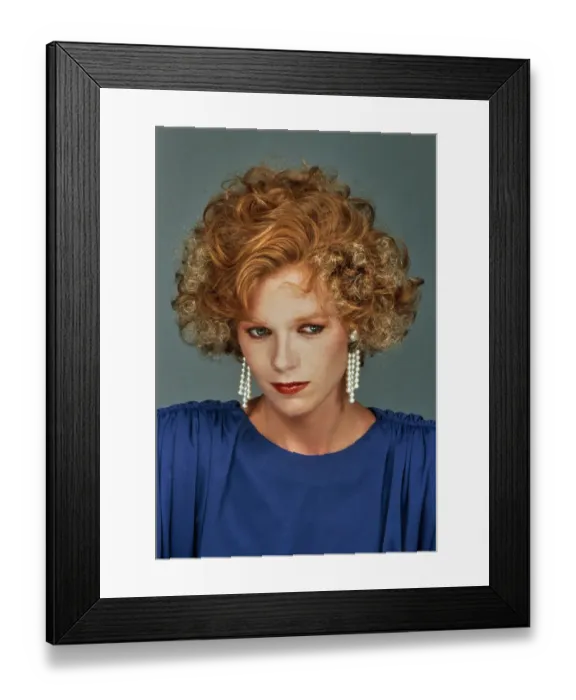 Framed Print : Eighties Hairstyle Framed Print : Eighties Hairstyle