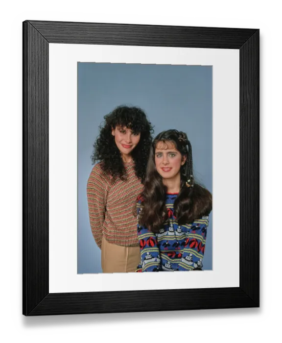 Framed Print : Eighties Casual Wear