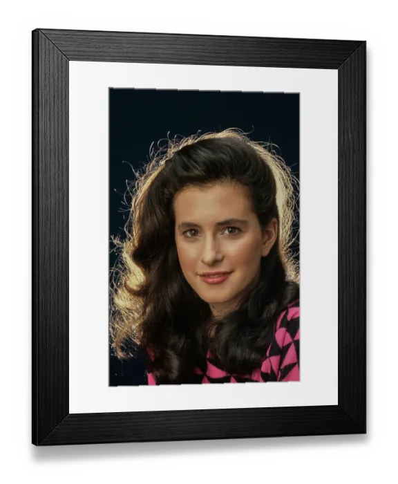 Framed Print : Eighties Hairstyle
