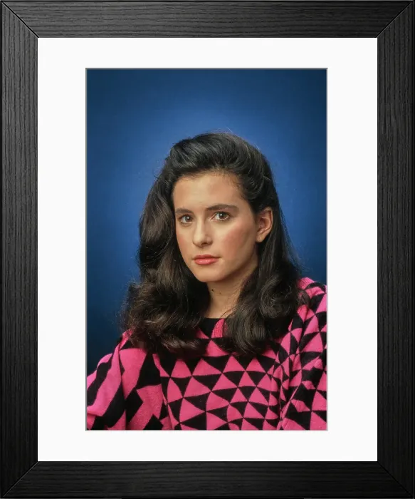Framed Print : Eighties Hairstyle Framed Print : Eighties Hairstyle