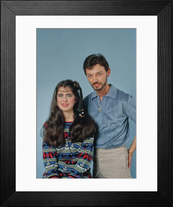 Framed Print : Eighties Casual Wear