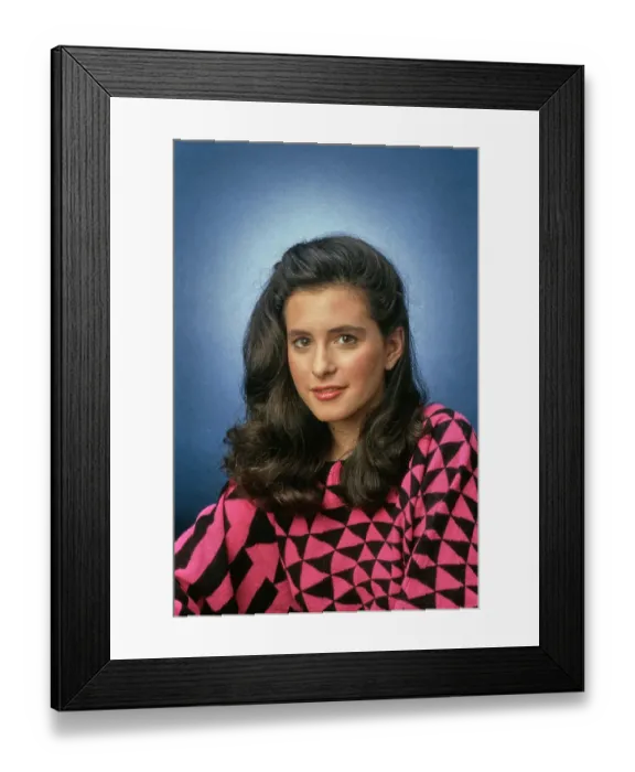 Framed Print : Eighties Hairstyle Framed Print : Eighties Hairstyle