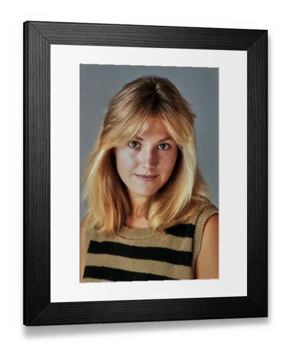 Framed Print : Eighties Hairstyle