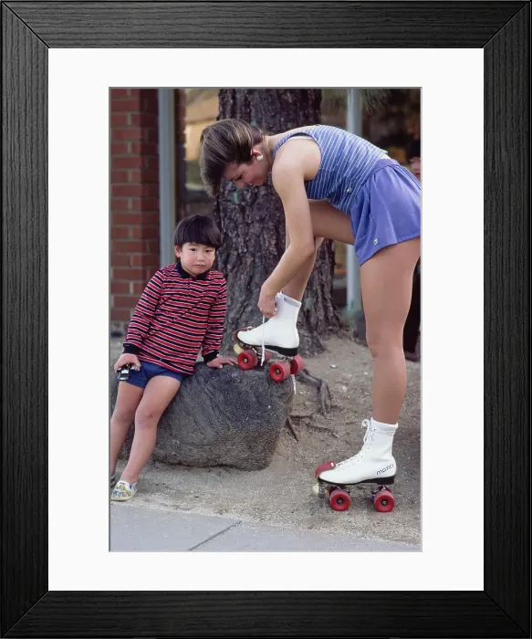 Framed Print : Eighties Casual Wear Framed Print : Eighties Casual Wear