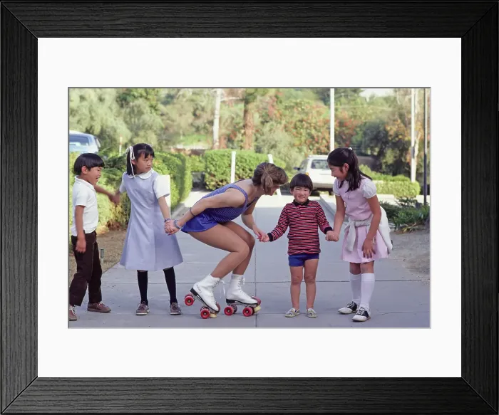 Framed Print : Eighties Casual Wear Framed Print : Eighties Casual Wear