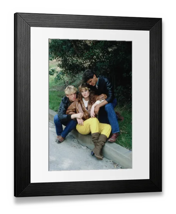 Framed Print : Eighties Casual Wear Framed Print : Eighties Casual Wear