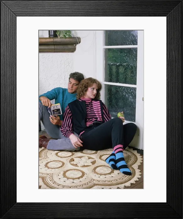 Framed Print : Eighties Casual Wear Framed Print : Eighties Casual Wear