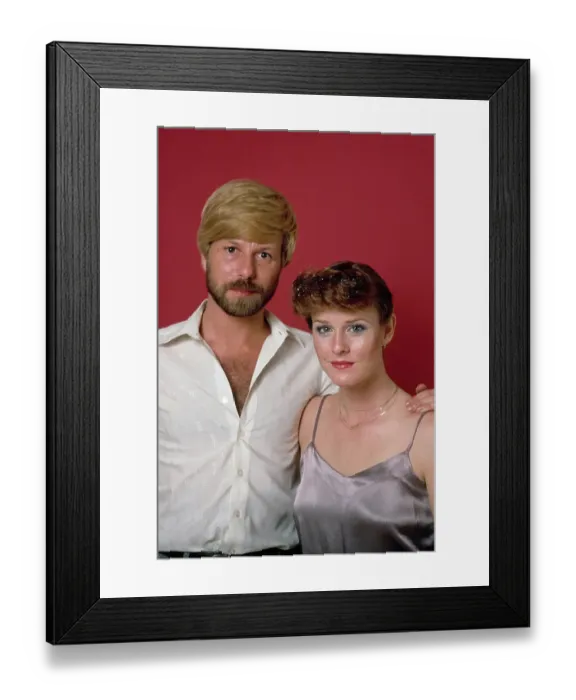 Framed Print : Eighties Casual Wear