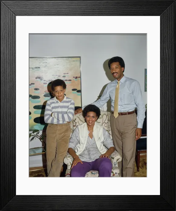 Framed Print : At Home With The Hunter-Gaults Framed Print : At Home With The Hunter-Gaults