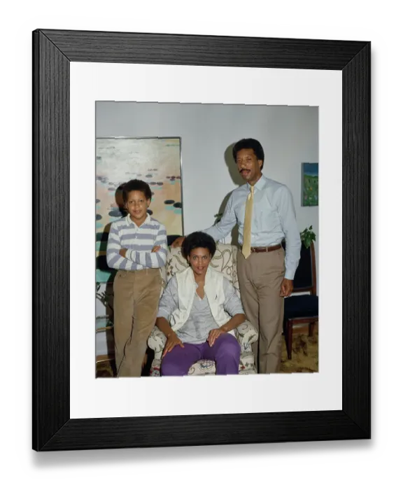 Framed Print : At Home With The Hunter-Gaults Framed Print : At Home With The Hunter-Gaults