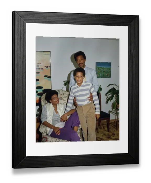Framed Print : At Home With The Hunter-Gaults Framed Print : At Home With The Hunter-Gaults