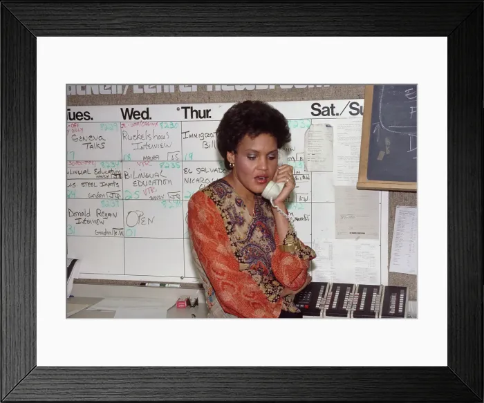 Framed Print : Charlayne Hunter-Gault Framed Print : Charlayne Hunter-Gault