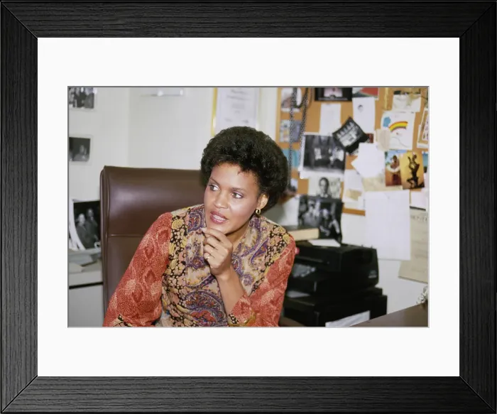 Framed Print : Charlayne Hunter-Gault Framed Print : Charlayne Hunter-Gault