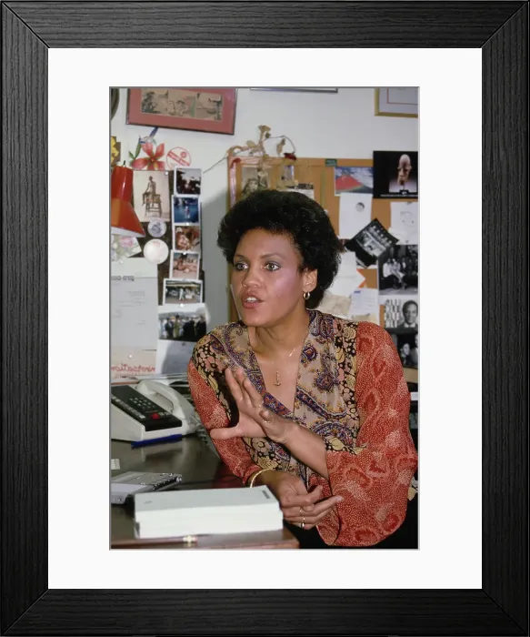 Framed Print : Charlayne Hunter-Gault