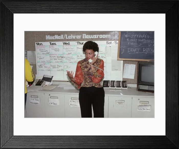 Framed Print : Charlayne Hunter-Gault Framed Print : Charlayne Hunter-Gault