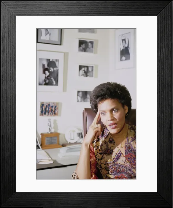 Framed Print : Charlayne Hunter-Gault