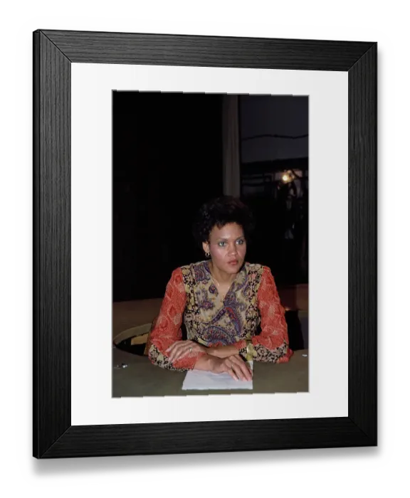 Framed Print : Charlayne Hunter-Gault Framed Print : Charlayne Hunter-Gault