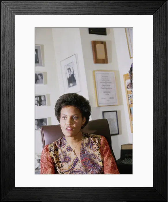 Framed Print : Charlayne Hunter-Gault Framed Print : Charlayne Hunter-Gault