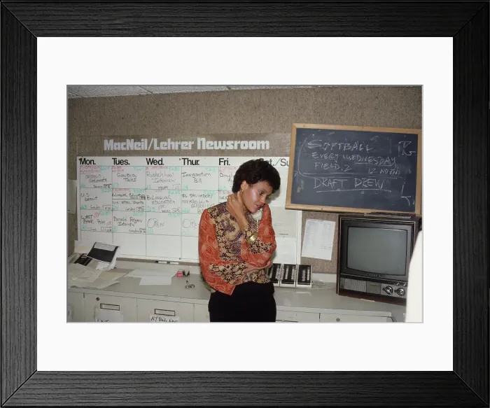 Framed Print : Charlayne Hunter-Gault Framed Print : Charlayne Hunter-Gault