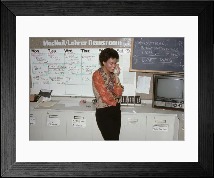 Framed Print : Charlayne Hunter-Gault Framed Print : Charlayne Hunter-Gault