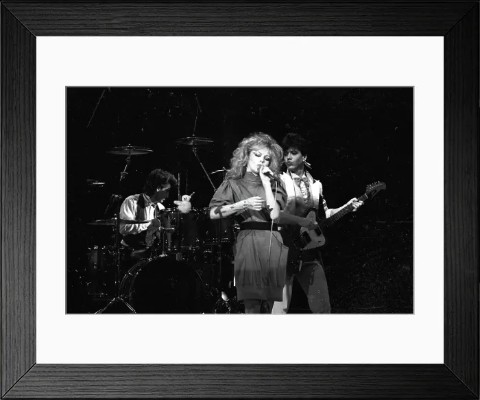Framed Print : New Wave Band Berlin Perform Live Framed Print : New Wave Band Berlin Perform Live