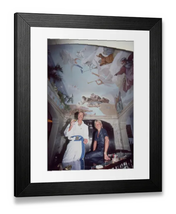 Framed Print : Siegfried And Roy At Home Framed Print : Siegfried And Roy At Home