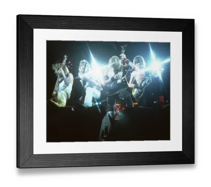 Framed Print : Def Leppard Performing