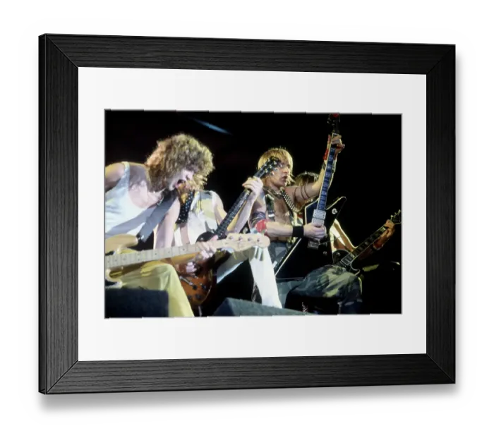 Framed Print : Def Leppard Performing Framed Print : Def Leppard Performing