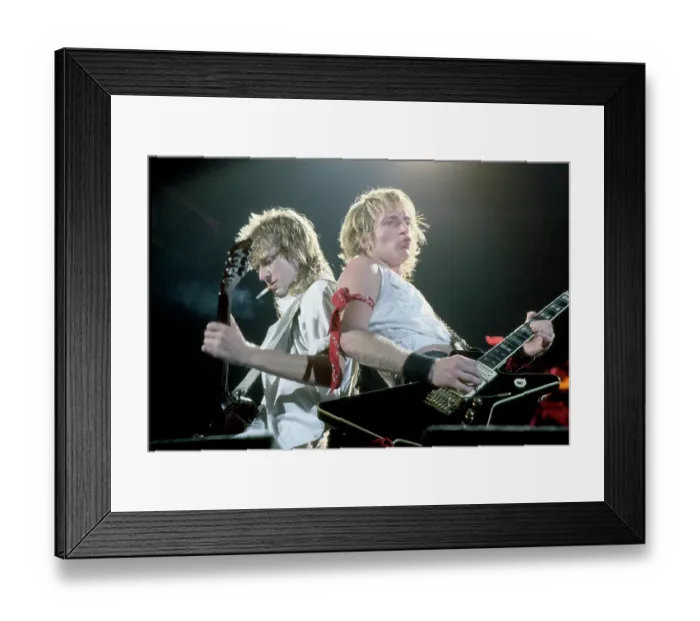 Framed Print : Def Leppard Performing Framed Print : Def Leppard Performing