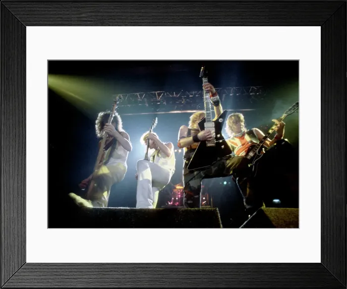 Framed Print : Def Leppard Performing Framed Print : Def Leppard Performing