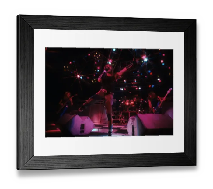Framed Print : Iron Maiden Performing Framed Print : Iron Maiden Performing