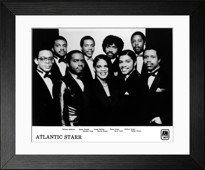 Framed Print : Atlantic Starr Portrait Framed Print : Atlantic Starr Portrait