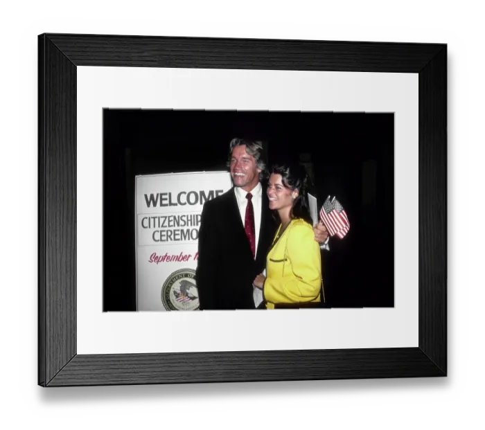 Framed Print : Arnold Schwarzenegger