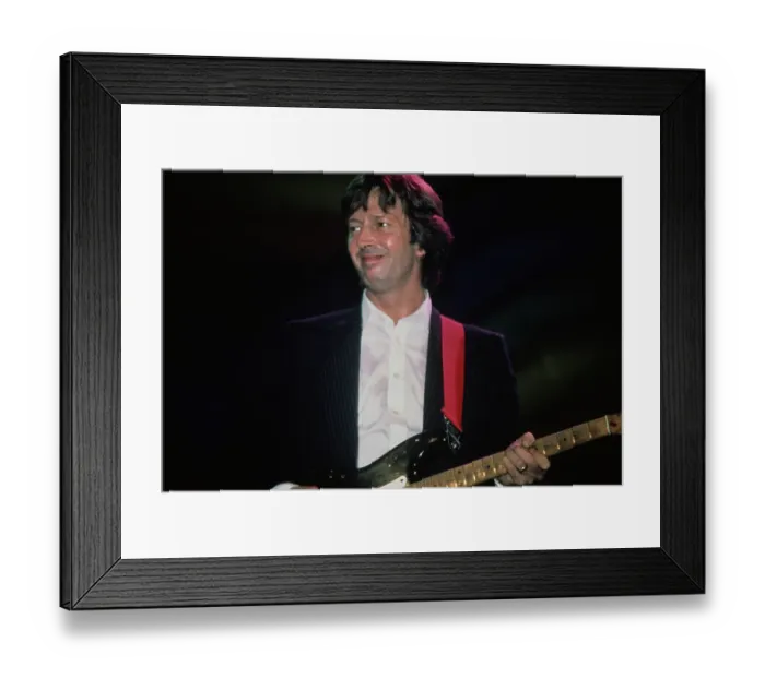 Framed Print : Eric Clapton Performs For ARMS Framed Print : Eric Clapton Performs For ARMS