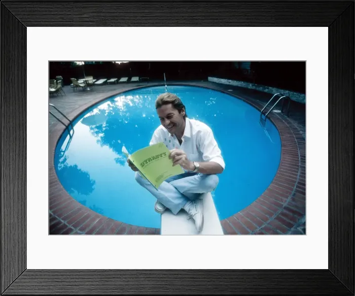 Framed Print : Helmut Berger In Los Angeles Framed Print : Helmut Berger In Los Angeles