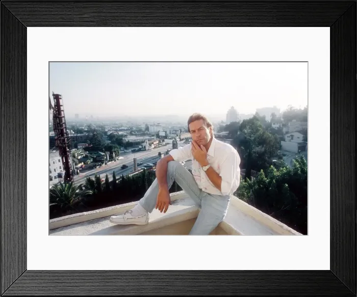 Framed Print : Helmut Berger In Los Angeles Framed Print : Helmut Berger In Los Angeles