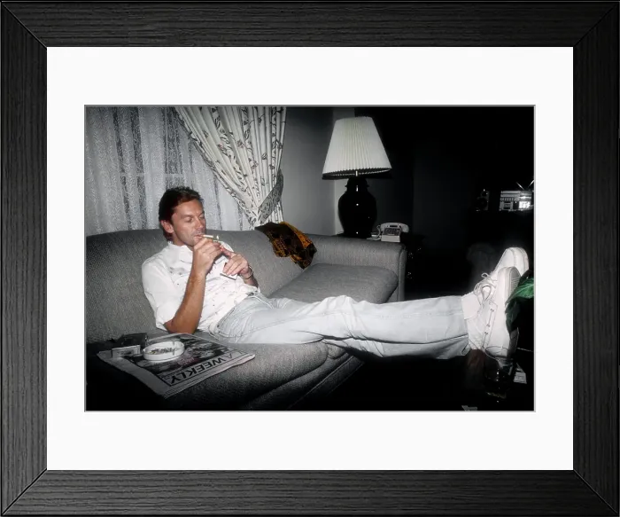 Framed Print : Helmut Berger In Los Angeles Framed Print : Helmut Berger In Los Angeles