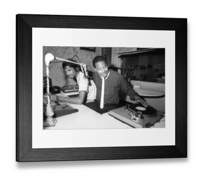 Framed Print : WBLS 107.5 DJ's Framed Print : WBLS 107.5 DJ's