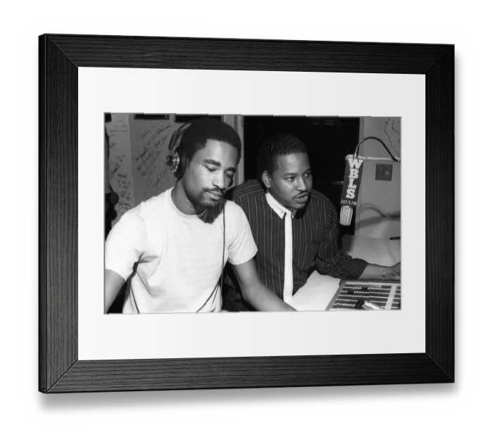 Framed Print : WBLS 107.5 DJ's Framed Print : WBLS 107.5 DJ's