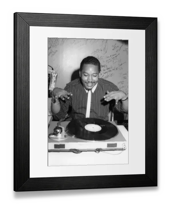 Framed Print : Mr. Magic At WBLS