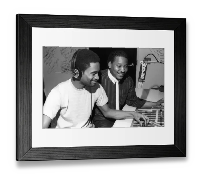 Framed Print : WBLS 107.5 DJ's Framed Print : WBLS 107.5 DJ's