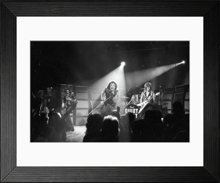 Framed Print : Quiet Riot Performing Framed Print : Quiet Riot Performing