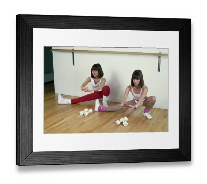 Framed Print : Liz & Jean Sagal In Double Trouble Framed Print : Liz & Jean Sagal In Double Trouble