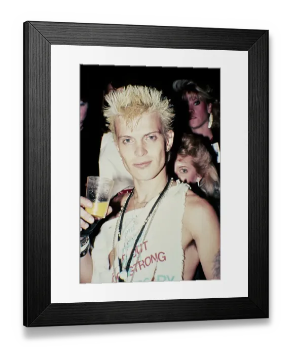 Framed Print : Billy Idol Framed Print : Billy Idol