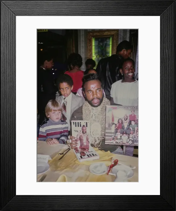 Framed Print : Mr. T, American Actor Framed Print : Mr. T, American Actor