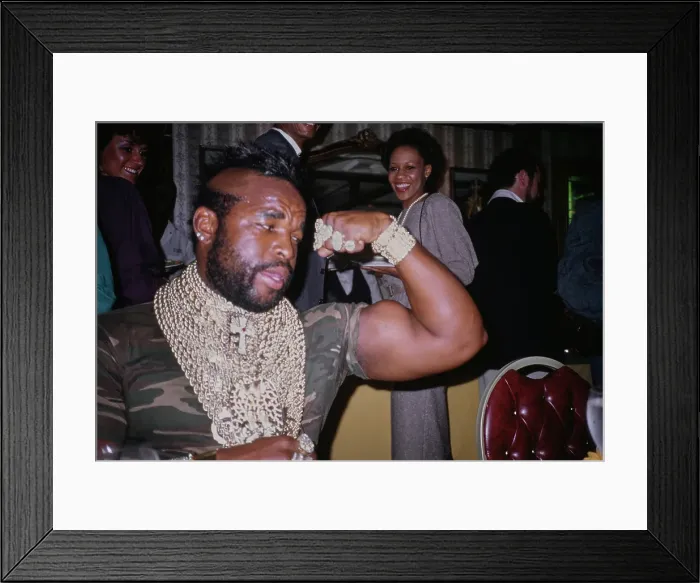 Framed Print : Mr. T, American Actor Framed Print : Mr. T, American Actor