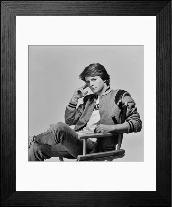 Framed Print : Michael J. Fox, Canadian Actor