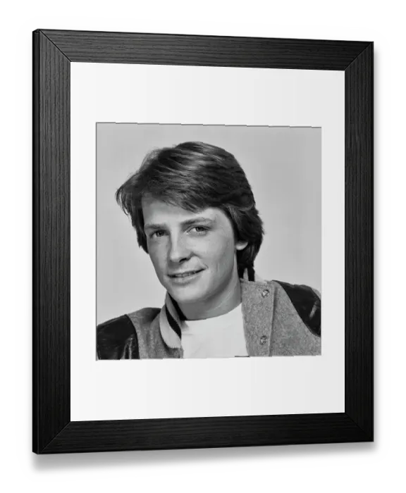Framed Print : Michael J. Fox, Canadian Actor Framed Print : Michael J. Fox, Canadian Actor