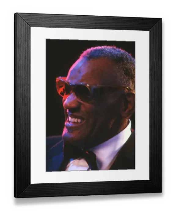 Framed Print : Ray Charles Performing Framed Print : Ray Charles Performing